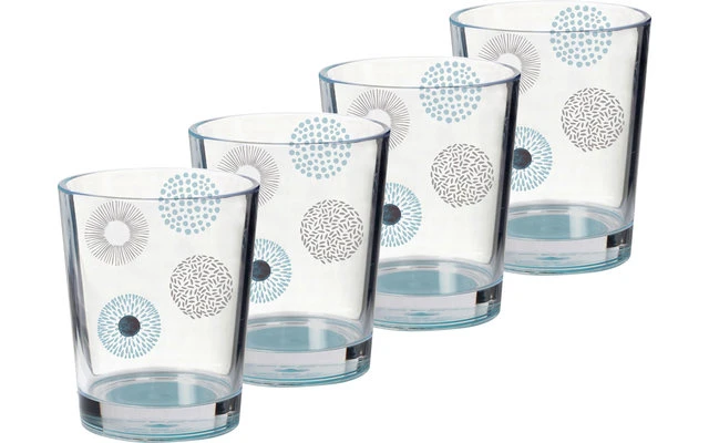 Brunner Acylic Deep Sea 4-piece Glass Set 1 Brunner Acylic Deep Sea 4-piece Glass Set