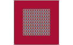 Bent Carpet Carpet Oriental Red -Outdoor Camping 251441 1777960