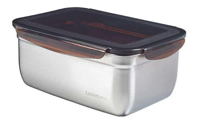 Lock & Lock Stainless Steel Lunch Box Rectangular 320 Ml 7 Lock & Lock Stainless Steel Lunch Box Rectangular 320 Ml - Image 7