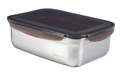 Lock & Lock Stainless Steel Lunch Box Rectangular 320 Ml 12 Lock & Lock Stainless Steel Lunch Box Rectangular 320 Ml -Outdoor Camping 398760 2919660