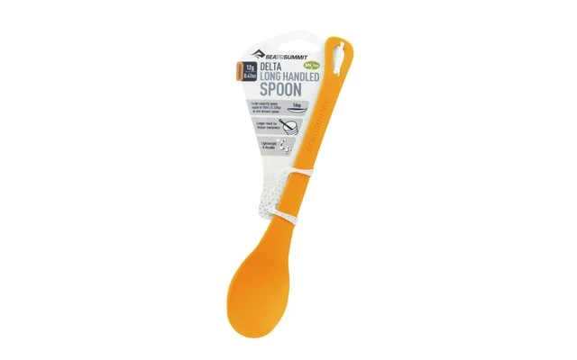 Sea To Summit Delta Long Handled Spoon Dessert Spoon Grey 2 Sea To Summit Delta Long Handled Spoon Dessert Spoon Grey - Image 2