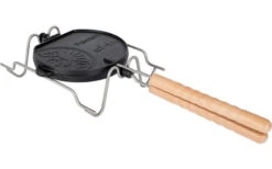 Petromax Cast Iron Reversible Waffle Iron Incl. Support Stand