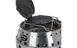 Petromax Cast Iron Reversible Waffle Iron Incl. Support Stand -Outdoor Camping 419276 3003141
