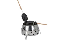 Petromax Cast Iron Reversible Waffle Iron Incl. Support Stand -Outdoor Camping 419654 3003147