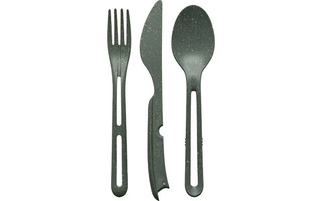 Koziol KLIKK Cutlery Set 3 Pcs. Green 1 Koziol KLIKK Cutlery Set 3 Pcs. Green