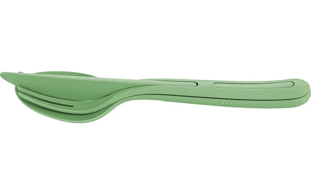 Koziol KLIKK Cutlery Set 3 Pcs. Green 6 Koziol KLIKK Cutlery Set 3 Pcs. Green - Image 6