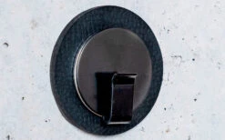 Silwy Clever Magnet Hook Incl. Metal Nano Gel Pad Black / Black