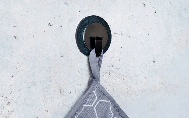 Silwy Clever Magnet Hook Incl. Metal Nano Gel Pad White / Black 2 Silwy Clever Magnet Hook Incl. Metal Nano Gel Pad White / Black - Image 2