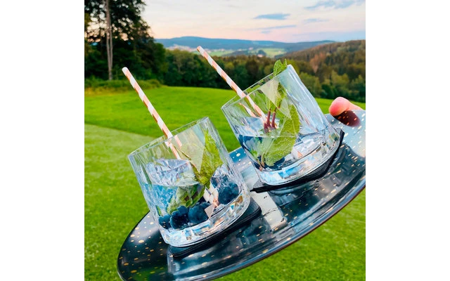 Silwy Tumbler Magnet Plastic Glasses 6 Pieces Grey 2 Silwy Tumbler Magnet Plastic Glasses 6 Pieces Grey - Image 2