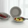 Berger Kynne Soup Plate Set 4 Pcs Grey