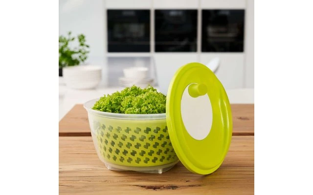 Rotho Salad Spinner Fresh 4.5 Liters 2 Rotho Salad Spinner Fresh 4.5 Liters - Image 2