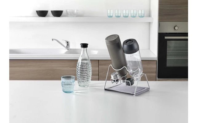 Metaltex Sodatex 2 Drainer Rack For 2 Bottles 2 Metaltex Sodatex 2 Drainer Rack For 2 Bottles - Image 2