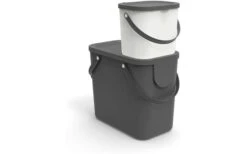 Rotho Albula Recycling Garbage System 25 Liters Anthracite -Outdoor Camping 460517 3317690