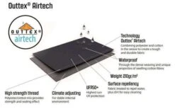 Outwell Hayward Lake 4ATC Tunnel Tent -Outdoor Camping 487850 3587299