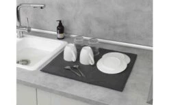 Wenko Microfiber Drain Mat Miko Grey -Outdoor Camping 492428 3504797 1