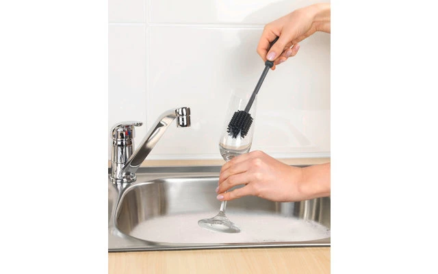 Wenko Silicone Dish Brush 25 Cm Gray 3 Wenko Silicone Dish Brush 25 Cm Gray - Image 3