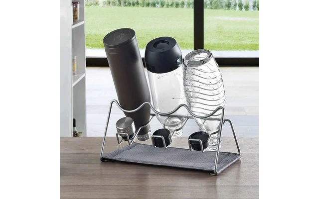 Metaltex Sodatex 2 Drainer Rack For 2 Bottles 5 Metaltex Sodatex 2 Drainer Rack For 2 Bottles - Image 5