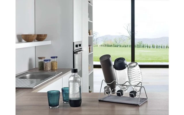 Metaltex Sodatex 2 Drainer Rack For 2 Bottles 6 Metaltex Sodatex 2 Drainer Rack For 2 Bottles - Image 6