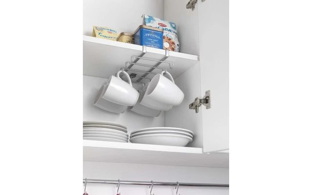 Metaltex MyMug Cups And Mug Holder Silver 3 Metaltex MyMug Cups And Mug Holder Silver - Image 3