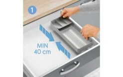 Metaltex Cutlery Collector Uni-Fit Gray -Outdoor Camping 497438 3346473