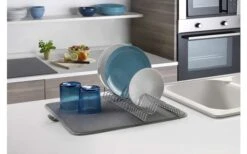 Metaltex Dry-Tex 2-in-1 Drainer With Microfiber Mat Black -Outdoor Camping 497453 3367490 1