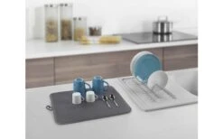 Metaltex Dry-Tex 2-in-1 Drainer With Microfiber Mat Silver -Outdoor Camping 497516 3367496