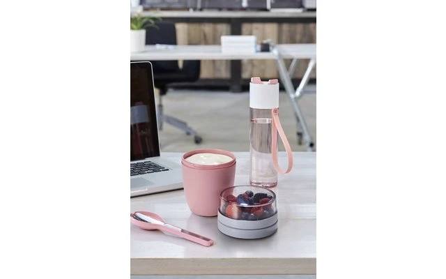 Mepal Lunch Pot Ellipse Food Container 700 Ml Nordic Pink 2 Mepal Lunch Pot Ellipse Food Container 700 Ml Nordic Pink - Image 2