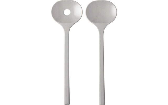 Mepal Bloom Salad Servers 2 Pieces Pebble White 1 Mepal Bloom Salad Servers 2 Pieces Pebble White