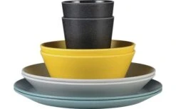 Mepal Bloom Melamine Tableware Set-8-pcs Pebble Assorted 9 Mepal Bloom Melamine Tableware Set-8-pcs Pebble Assorted -Outdoor Camping 510842 3435920