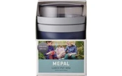 Mepal Lunchpot Ellipse Mini Food Container 420 Ml Nordic Denim -Outdoor Camping 510851 3437720