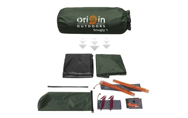 Origin Outdoors Snugly Tent 1 Person 3 Origin Outdoors Snugly Tent 1 Person - Image 3