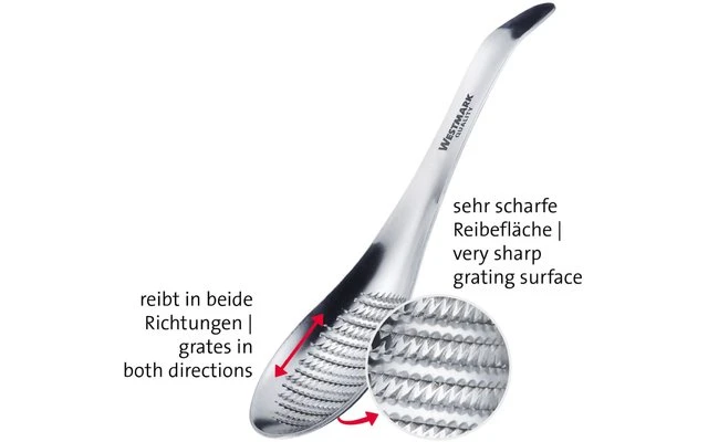 Westmark Spoon Grater Ginger Grater Silver 2 Westmark Spoon Grater Ginger Grater Silver - Image 2