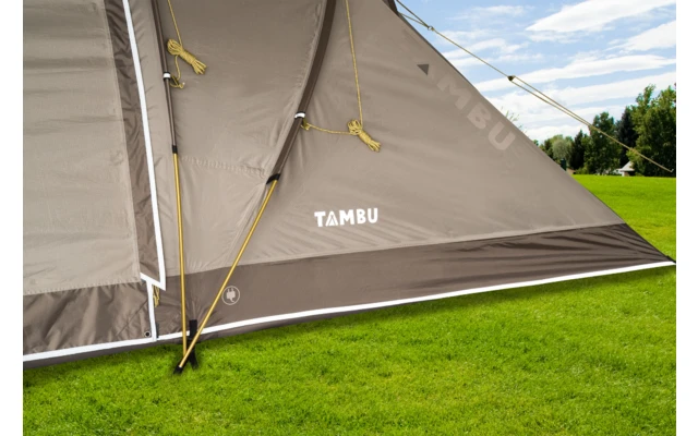 Tambu Agnikunda Comfort Vis à Vis 4 Person Trekking Tunnel Tent Brown 2 Tambu Agnikunda Comfort Vis à Vis 4 Person Trekking Tunnel Tent Brown - Image 2
