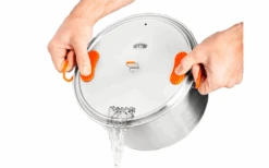 GSI Glacier Base Stainless Steel Pot Set L -Outdoor Camping 598331 4336847