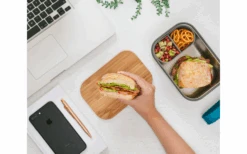 Black+Blum Black And Blum Sandwich Box Stainless Steel Large 1250 Ml Ocean -Outdoor Camping 599035 4341407 1