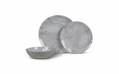 Kampa Marble Set Melamine Tableware Set 12 Pieces