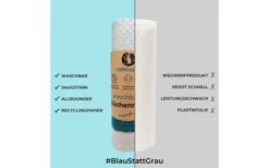 Chinchilla Washable Kitchen Roll Wood Cellulose And Cotton Gray -Outdoor Camping 599771 4445367