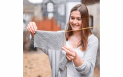 Chinchilla Washable Kitchen Roll Wood Cellulose And Cotton Gray -Outdoor Camping 599779 4445383