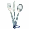 Optimus Titanium Cutlery Set 3 Pieces Silver