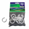 Blue Diamond Windbreak Clips Retaining Clips For Windbreak Poles 25 Mm 10 Pieces