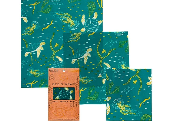 Bees Wrap Beeswax Cloth 3-pack Mixed Original 4 Bees Wrap Beeswax Cloth 3-pack Mixed Original - Image 4