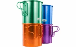 GSI Bugaboo Aluminum Cup With Folding Handles And Measuring Scale 415 Ml Orange 12 GSI Bugaboo Aluminum Cup With Folding Handles And Measuring Scale 415 Ml Orange -Outdoor Camping 655224 4581171
