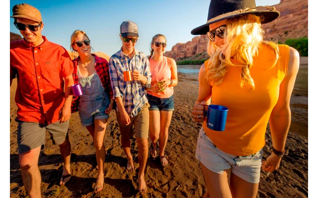 GSI Bugaboo Aluminum Cup With Folding Handles And Measuring Scale 415 Ml Orange 7 GSI Bugaboo Aluminum Cup With Folding Handles And Measuring Scale 415 Ml Orange - Image 7