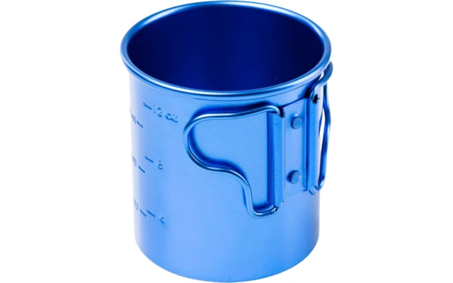 GSI Bugaboo Aluminum Cup With Folding Handles And Measuring Scale 415 Ml Orange 4 GSI Bugaboo Aluminum Cup With Folding Handles And Measuring Scale 415 Ml Orange - Image 4