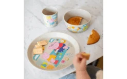 Koziol Connect Peppa Pig Small Plate, Bowl And Cup Set 3 Pieces