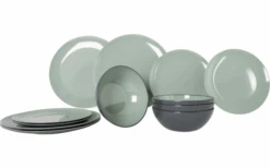 Gimex Vivid Tableware Set Green 12 Pcs.