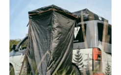 Vickywood Shower Tent With Rain Cover 100 Cm Black -Outdoor Camping 696233 4715327