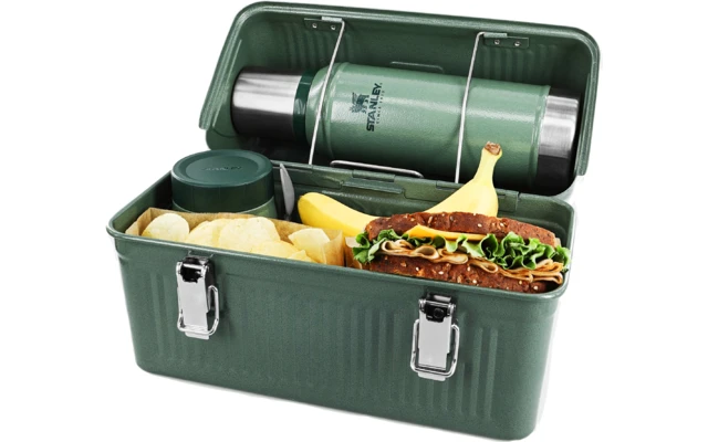 Stanley Classic Lunchbox Hammertone Green 9.4 Liters 2 Stanley Classic Lunchbox Hammertone Green 9.4 Liters - Image 2