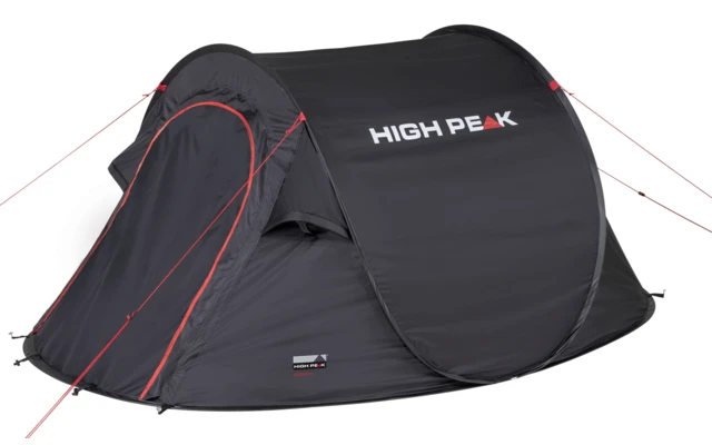 High Peak Vision 3 Single Roof 3 Person Pop Up Throw Tent Black 7 High Peak Vision 3 Single Roof 3 Person Pop Up Throw Tent Black - Image 7