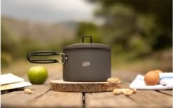 Esbit Aluminum Pot 1100 Ml -Outdoor Camping 731624 4873595